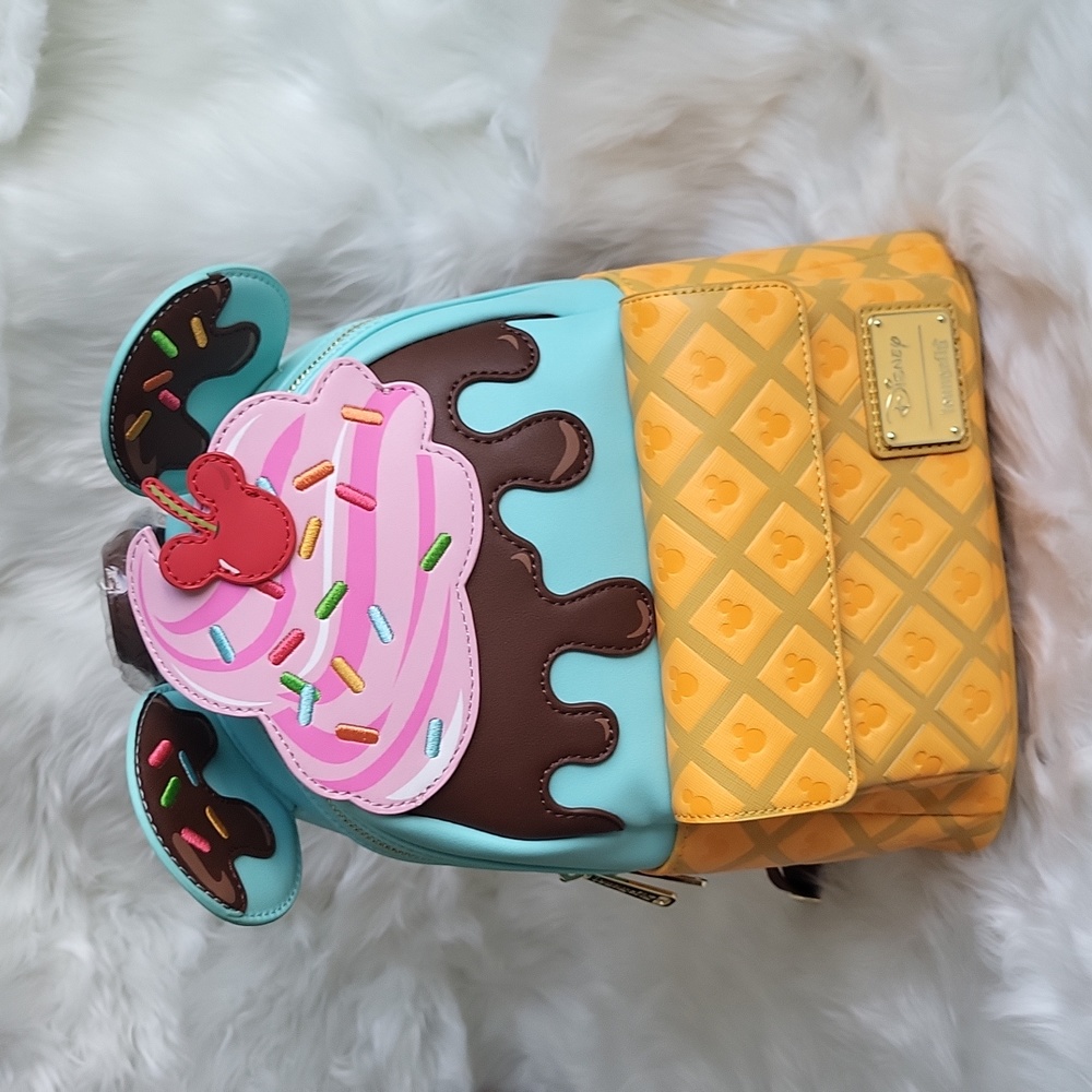 Loungefly Mikey Ice Cream Mini Backpack